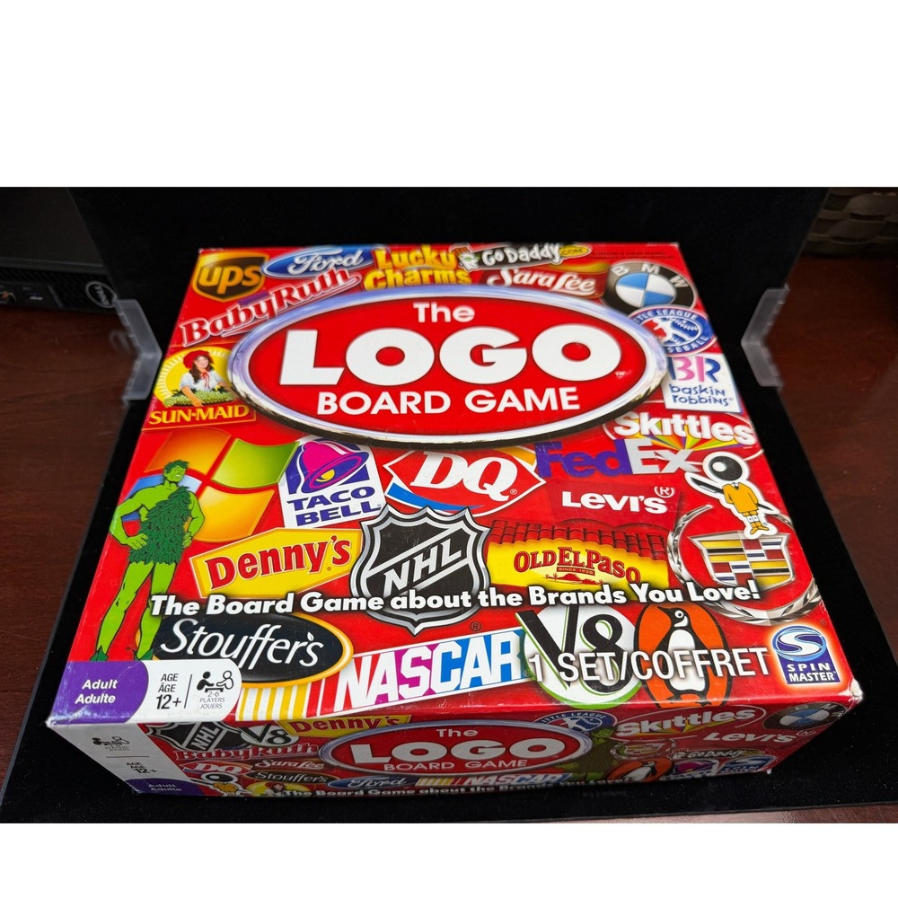 Spin Master The Logo Board Game Trivia 2011 Edition Complete Family Game Night
